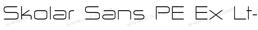 Skolar Sans PE Ex Lt字体转换